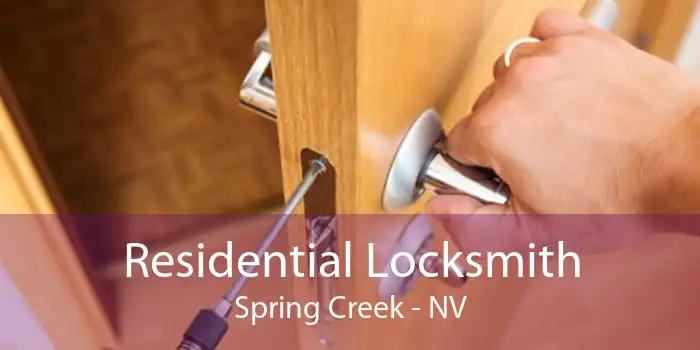 Residential Locksmith Spring Creek - NV